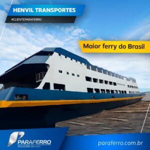 Novo ferry boat para atender travessia Belém Marajó 