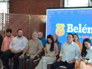 Cássio Andrade, Secretário de Esporte e Lazer do estado do Pará presente ao evento de criação da Secretaria de Turismo de Belém.