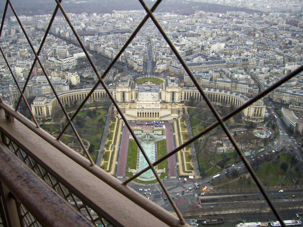 Vista da Torre Eiffel para o Palácio de Chaillot – Foto @MarcoJacobBrasil