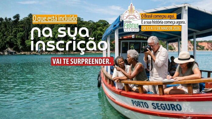 Inscrição no II Encontro FEBTUR inclui hospedagem, transfers e experiências exclusivas em Porto Seguro Inscrição no II Encontro FEBTUR inclui hospedagem, transfers e experiências exclusivas em Porto Seguro